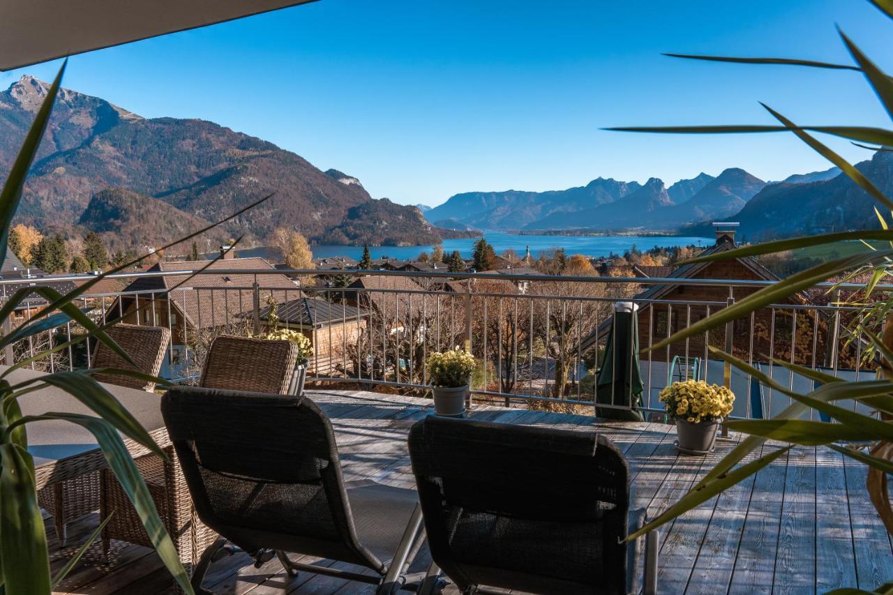 Traum Blick Sankt Gilgen Apartment Bagian luar foto