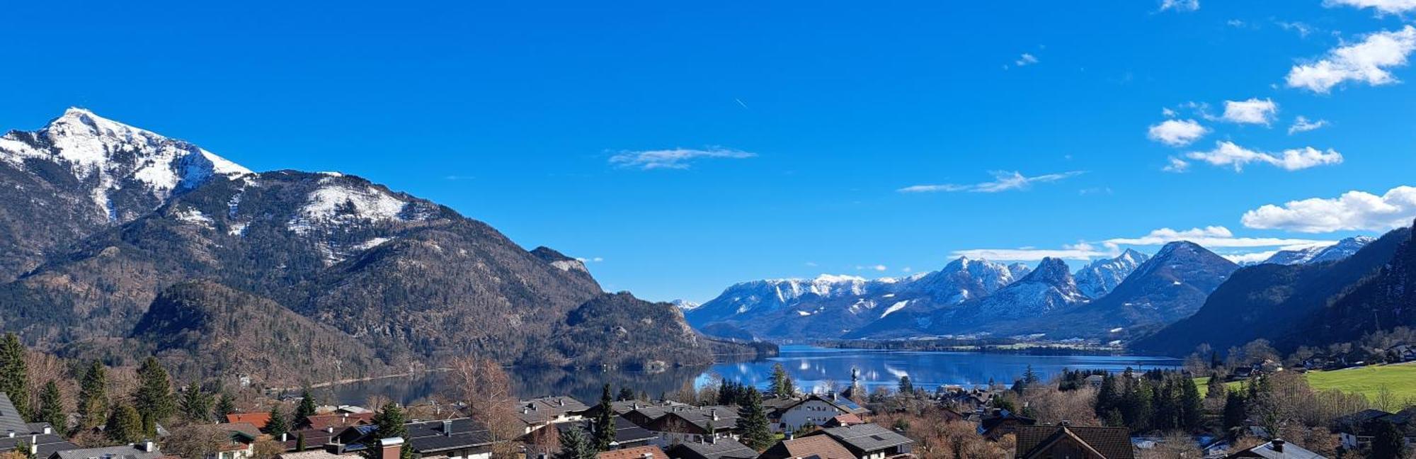 Traum Blick Sankt Gilgen Apartment Bagian luar foto