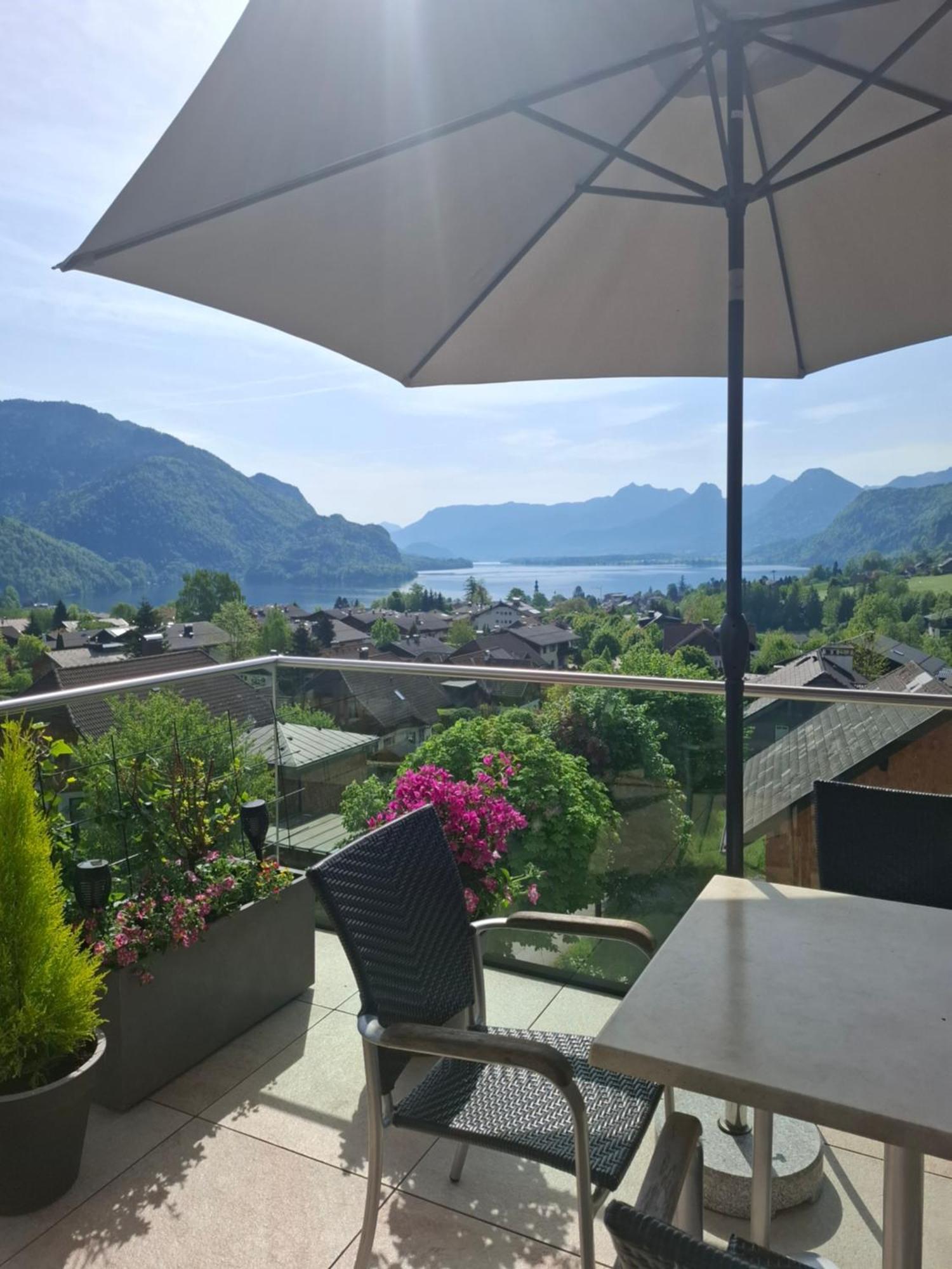 Traum Blick Sankt Gilgen Apartment Bagian luar foto